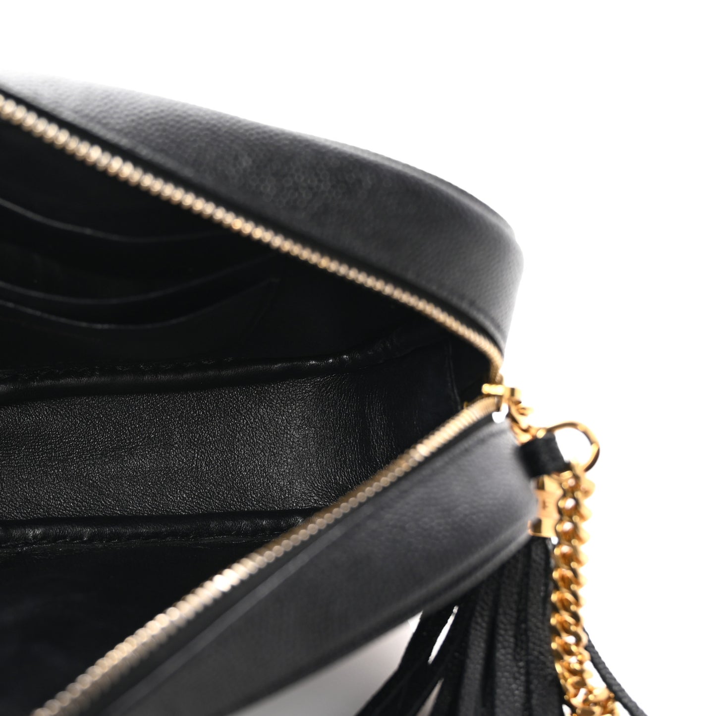 Grain De Poudre Matelasse Monogram Mini Lou Camera Bag Black