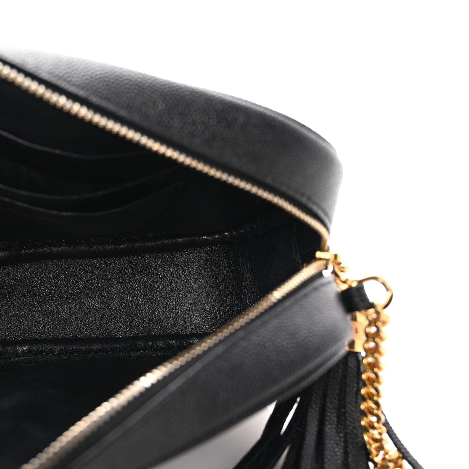 Saint Laurent Grain De Poudre Matelasse Monogram Mini Lou Camera Bag Black 5 of 9