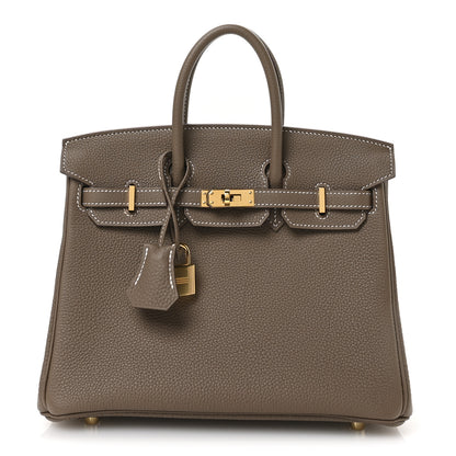 Hermes Togo Birkin 25 Etoupe 1 of 11