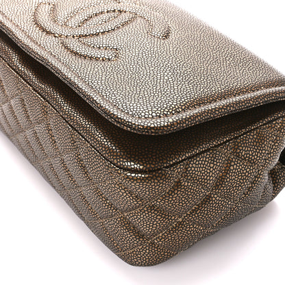 Chanel Metallic Caviar Medium Timeless CC Flap Bronze 10 of 11