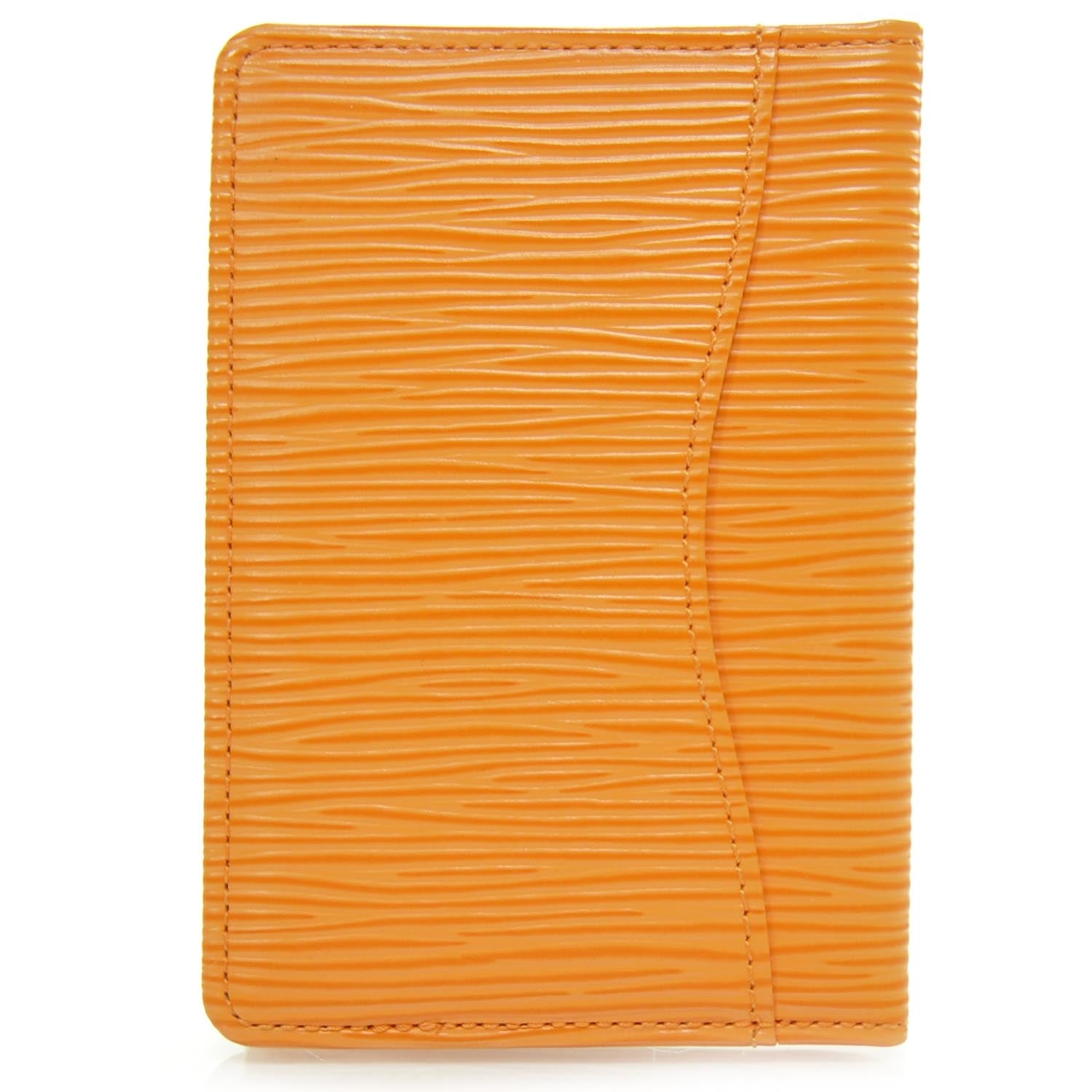 Louis Vuitton Epi Pocket Organizer Card Holder Mandarin 2 of 7