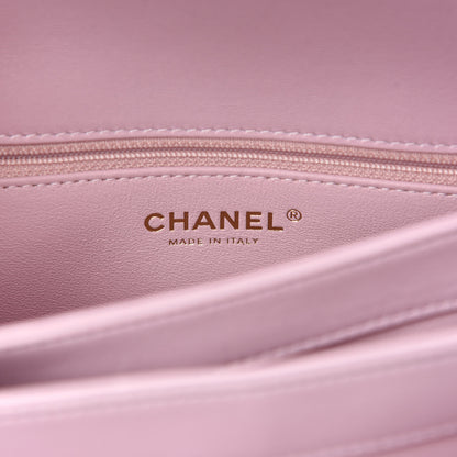 Chanel Lambskin Quilted Small Trendy CC Flap Dual Handle Bag Light Pink 6 of 11