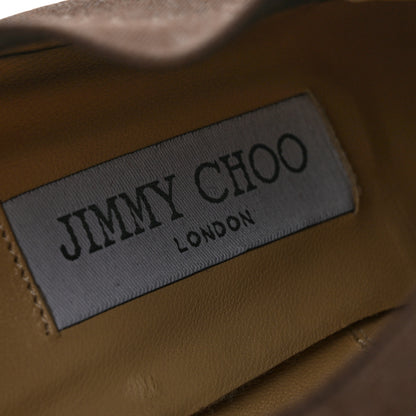 Jimmy Choo Calfskin Ankle Boots 37.5 Brown 6 of 9