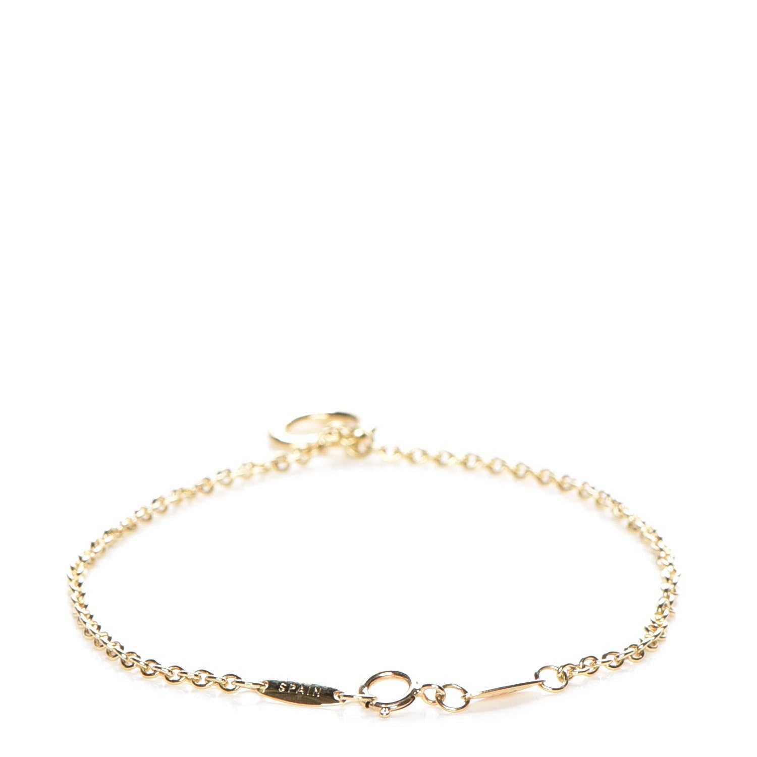 Tiffany 18K Yellow Gold Elsa Peretti Open Heart Bracelet 3 of 9