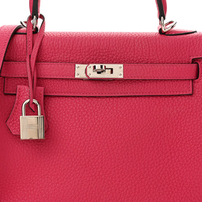 Hermes Togo Kelly Retourne 25 Rose Mexico 8 of 13