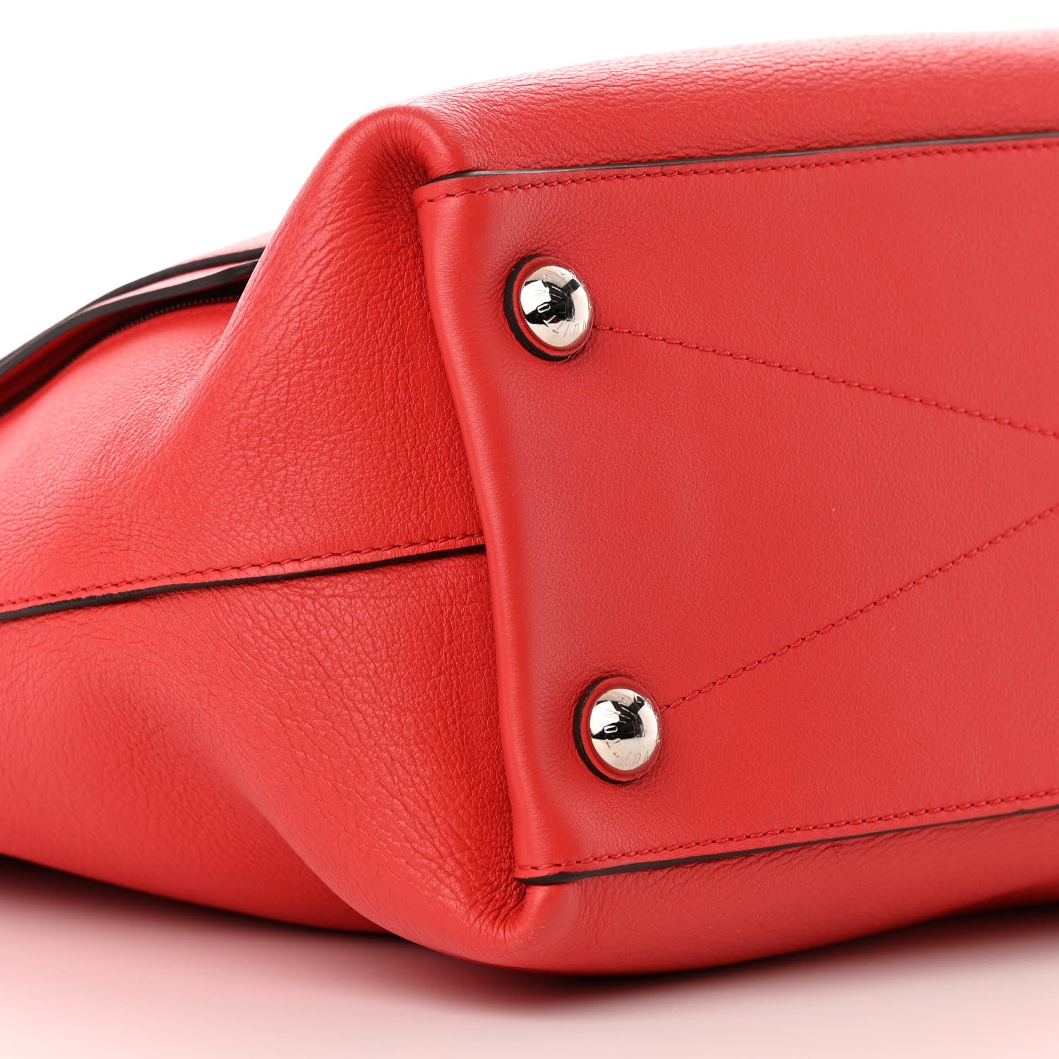 Louis Vuitton Veau Soie Calfskin Parnassea Bagatelle Hobo Capucine 9 of 15