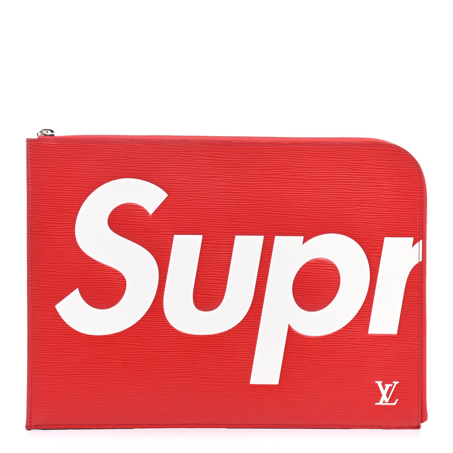 X SUPREME Epi Pochette Jour GM Red
