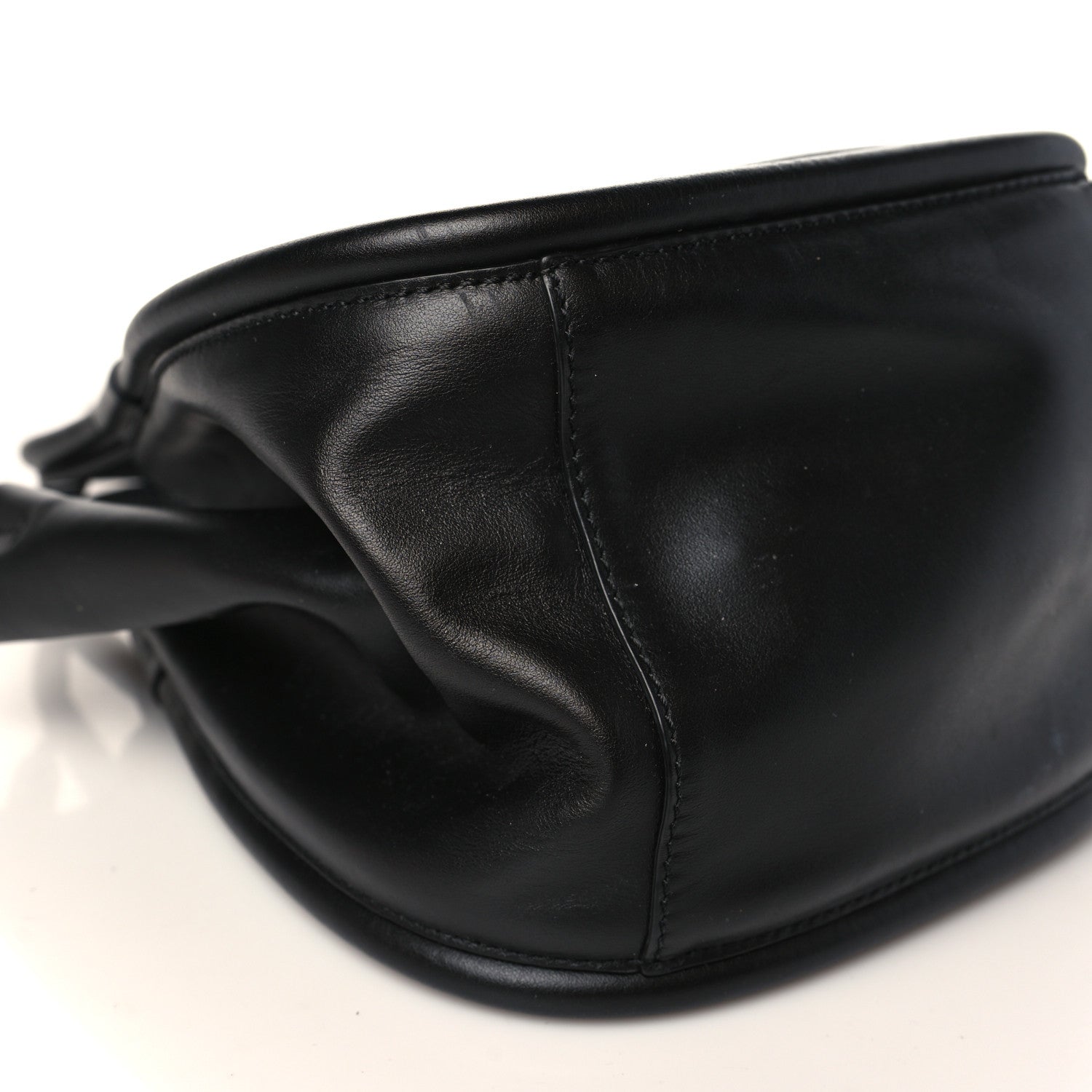 Proenza Schouler Calfskin Small Ruched Tote Black 9 of 10