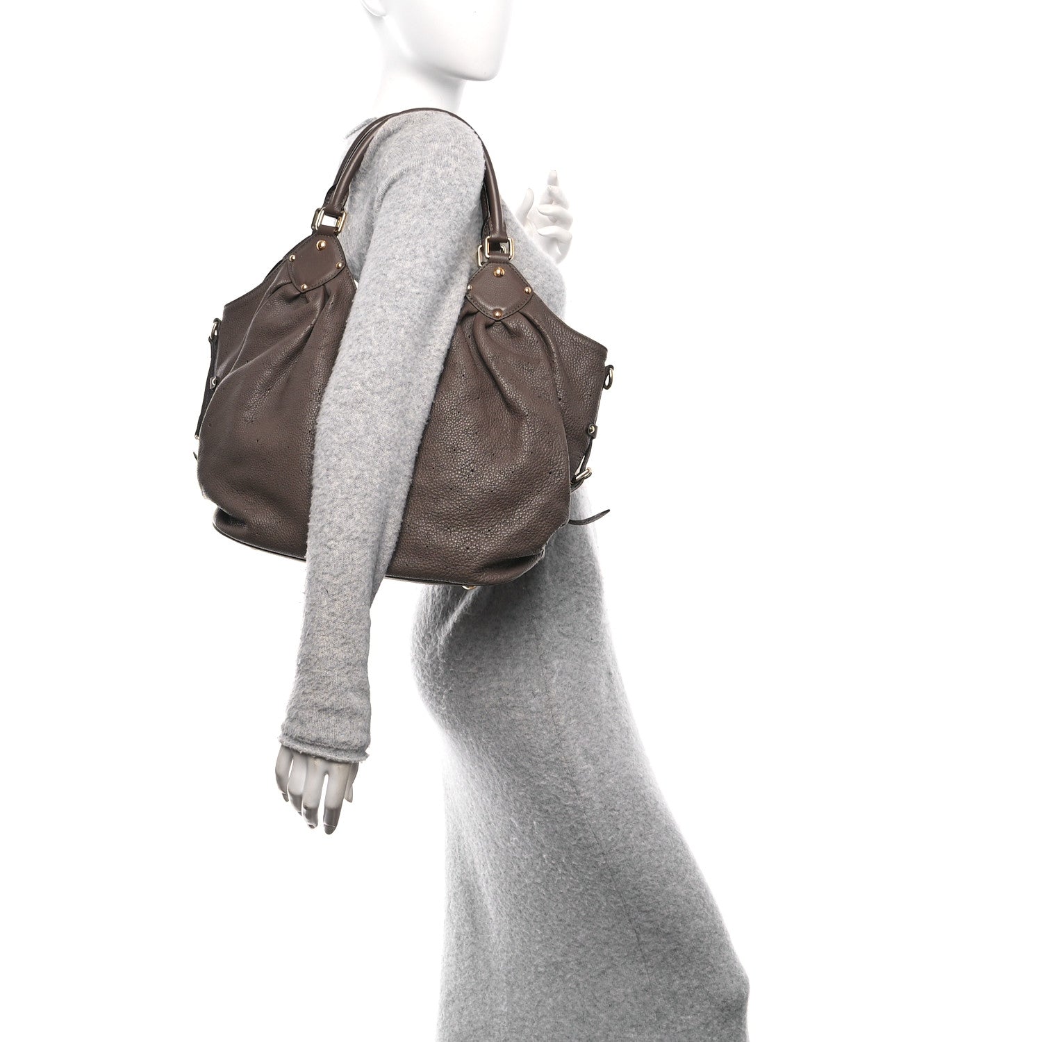 Louis Vuitton Mahina L Elephant Gris 2 of 9