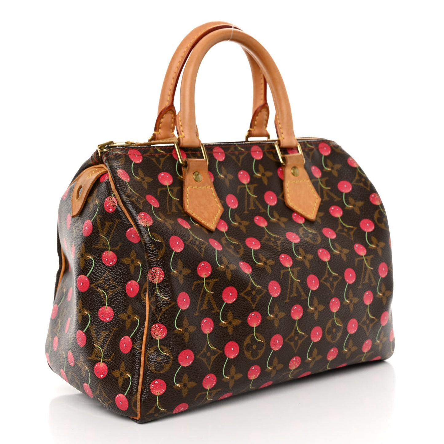LOUIS VUITTON Monogram Cerises Speedy 25