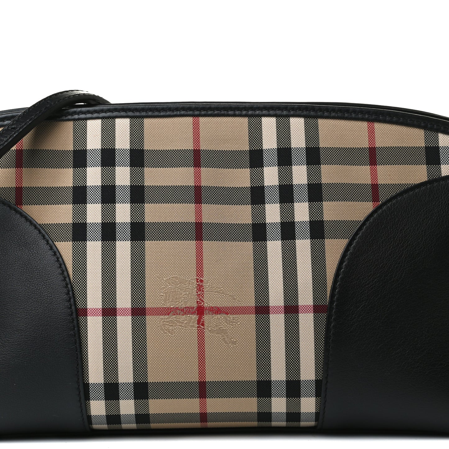 Horseferry Check Small Chichester Crossbody Clutch Bag Black