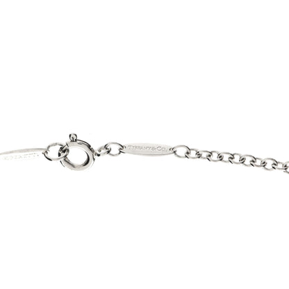 Tiffany Sterling Silver Rock Crystal 16mm Elsa Peretti Teardrop Lariat Necklace 5 of 6