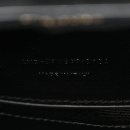 Saint Laurent Calfskin Y Quilted Monogram Small Loulou Chain Satchel Black 6 of 9