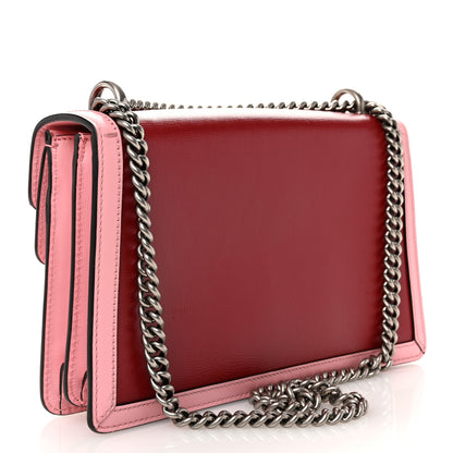 Gucci Azalea Calfskin Enamel Small Dionysus Shoulder Bag New Cherry Red Wild Rose Off White 3 of 11