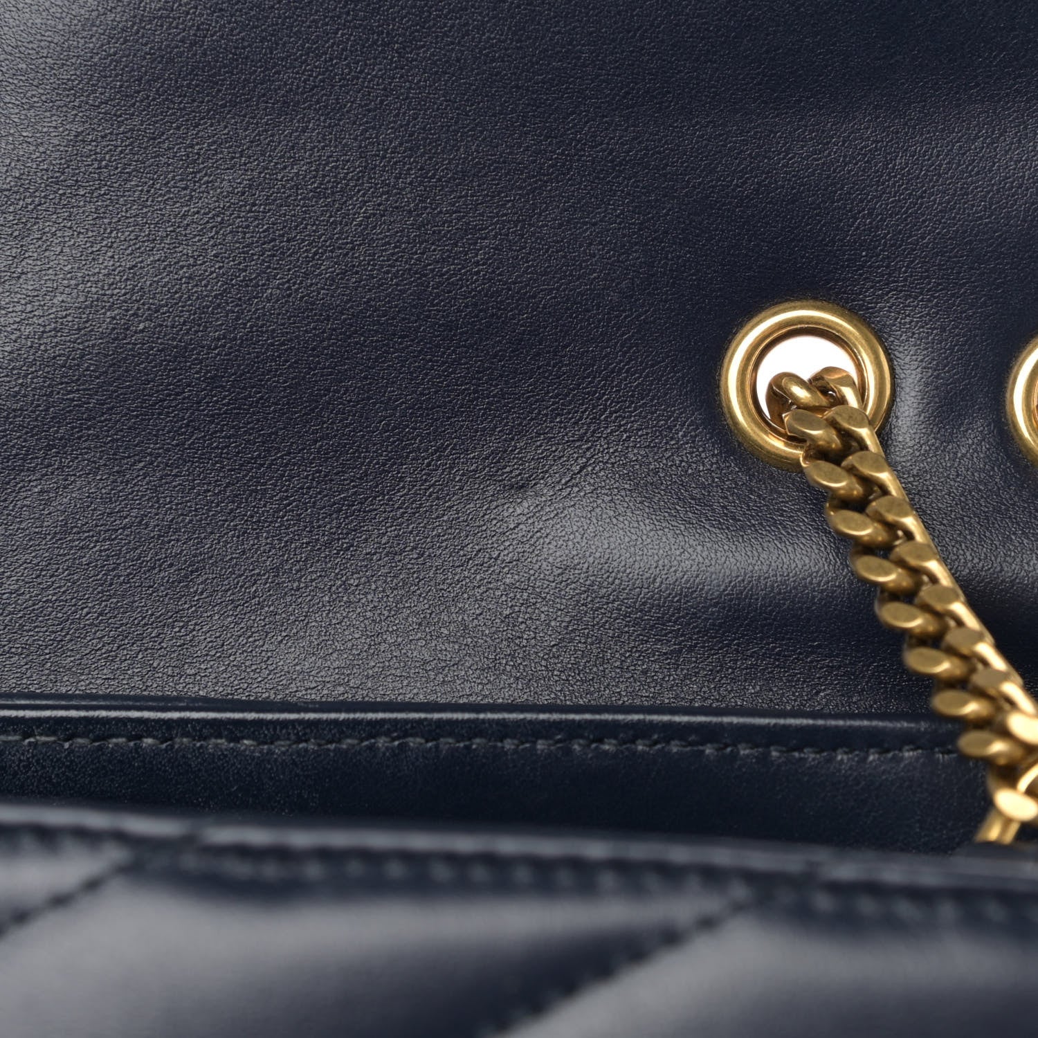 Saint Laurent Calfskin Y Quilted Monogram Small Loulou Chain Satchel Denim Brut 12 of 13