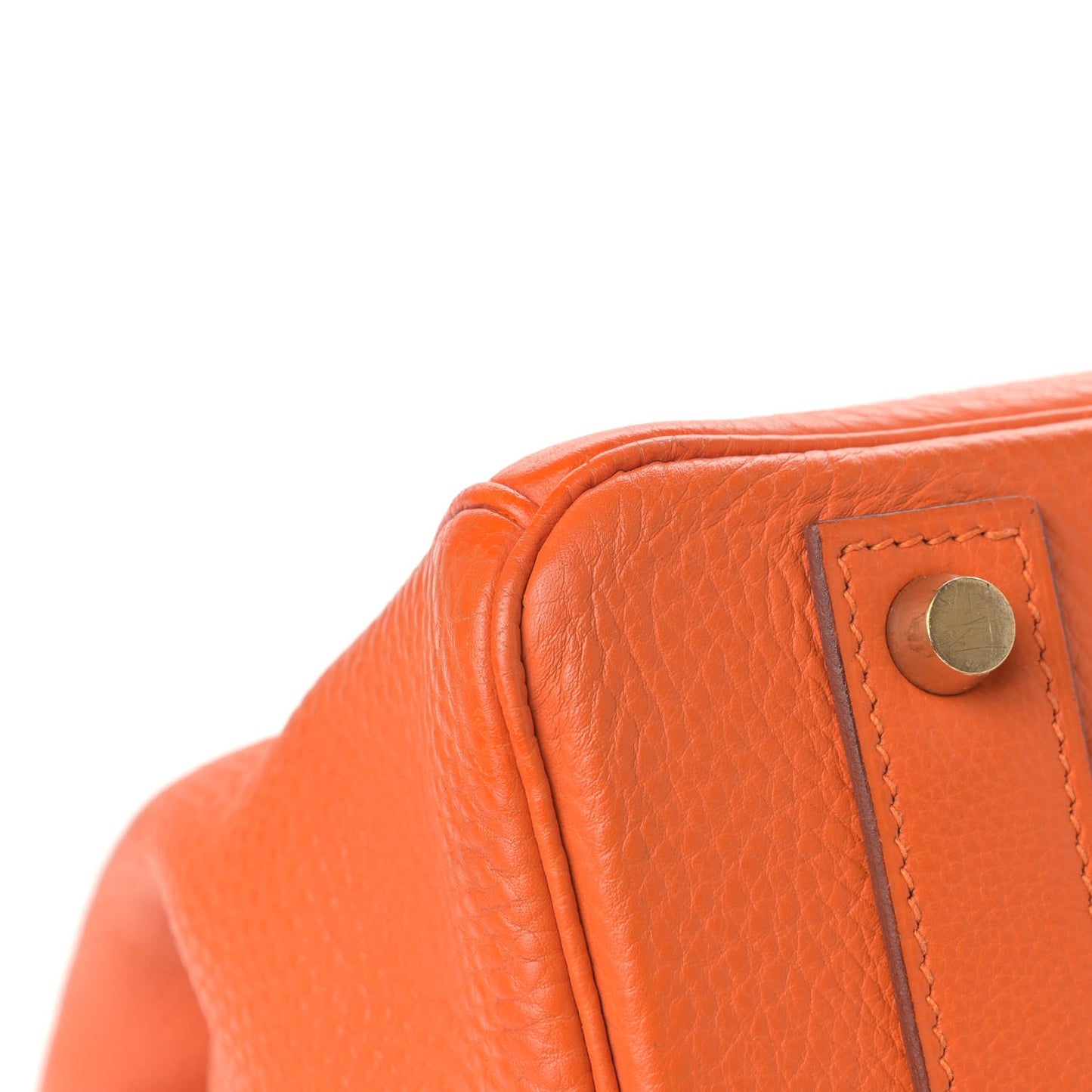 Taurillon Clemence Birkin 40 Orange