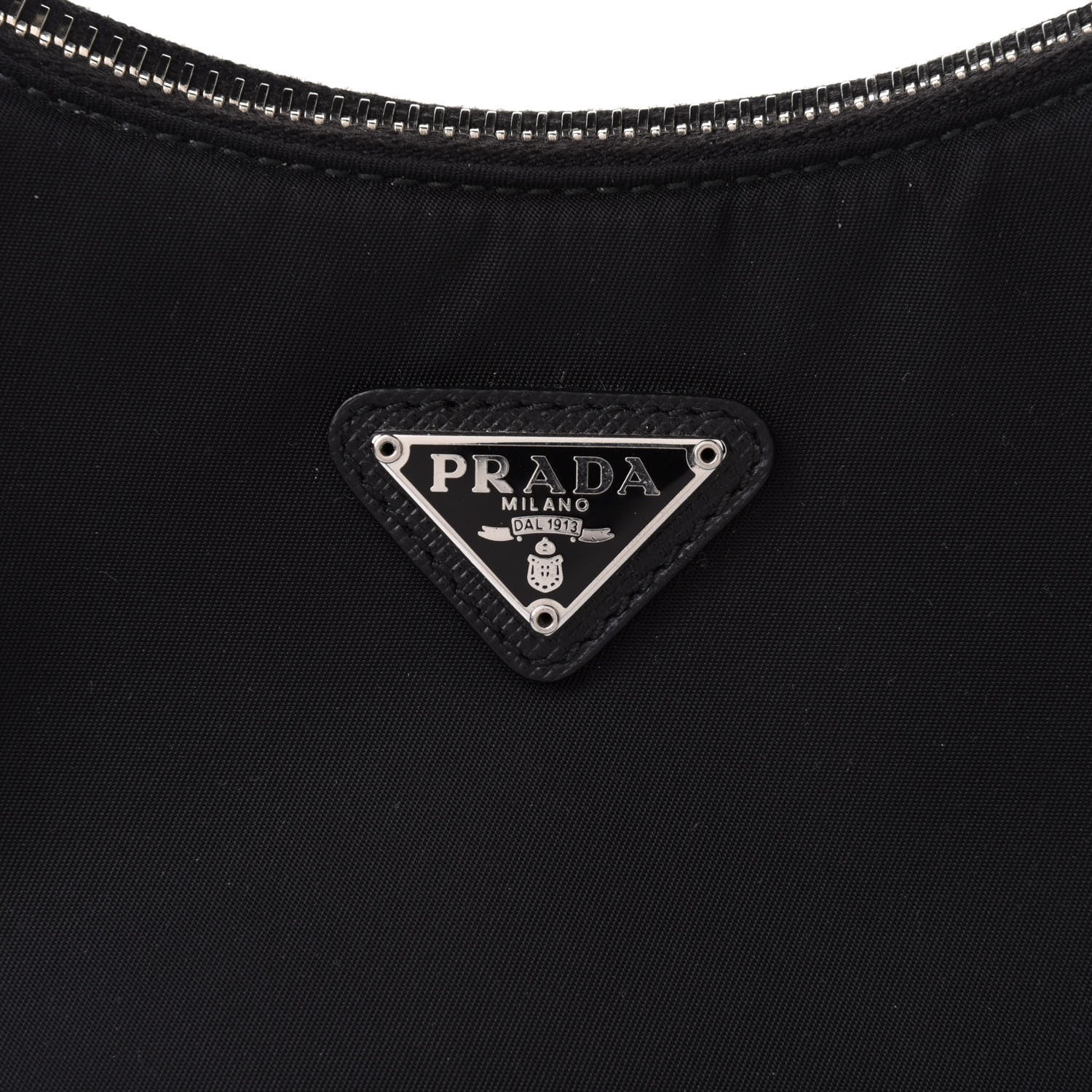 Prada Nylon Re-Edition 2005 Shoulder Bag Black 11 of 12