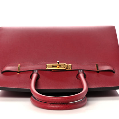Hermes Epsom Birkin Sellier 30 Rouge Grenat 13 of 31