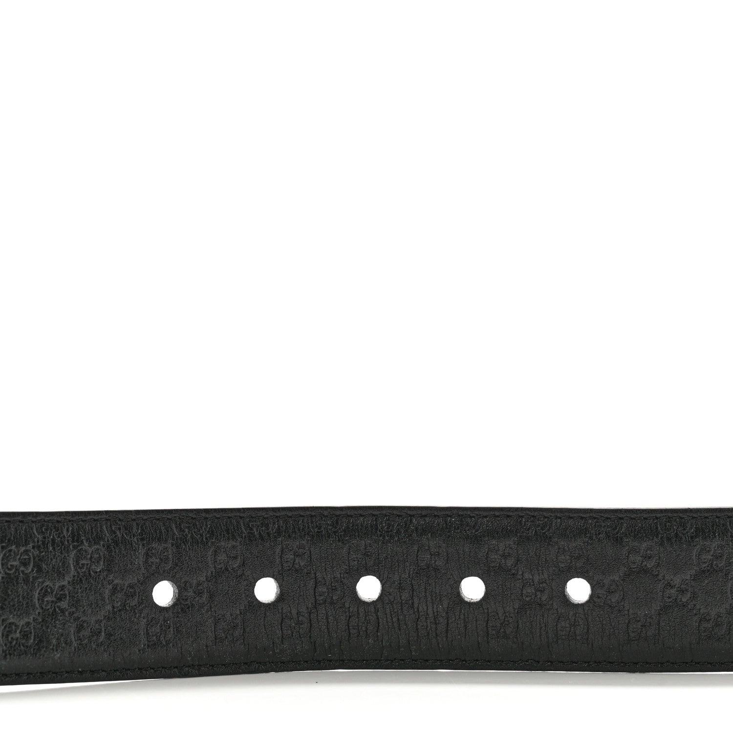 Gucci Soft Microguccissima 40mm Belt 80 32 Black 3 of 7