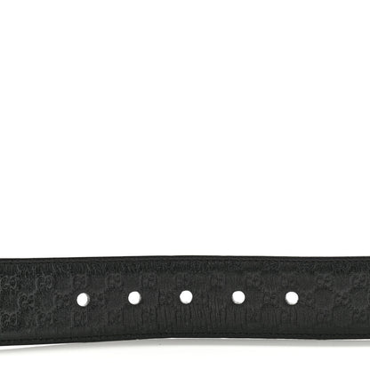 Gucci Soft Microguccissima 40mm Belt 80 32 Black 3 of 7
