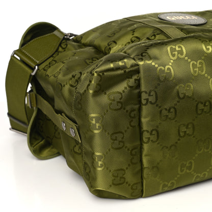 Gucci Econyl Nylon Monogram Off The Grid Duffle Bag Juniper Green 9 of 10