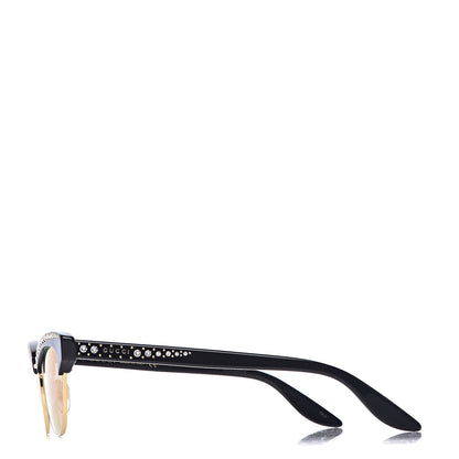 Gucci Clubmaster Cat Eye Sunglasses GG0153S Black 3 of 7