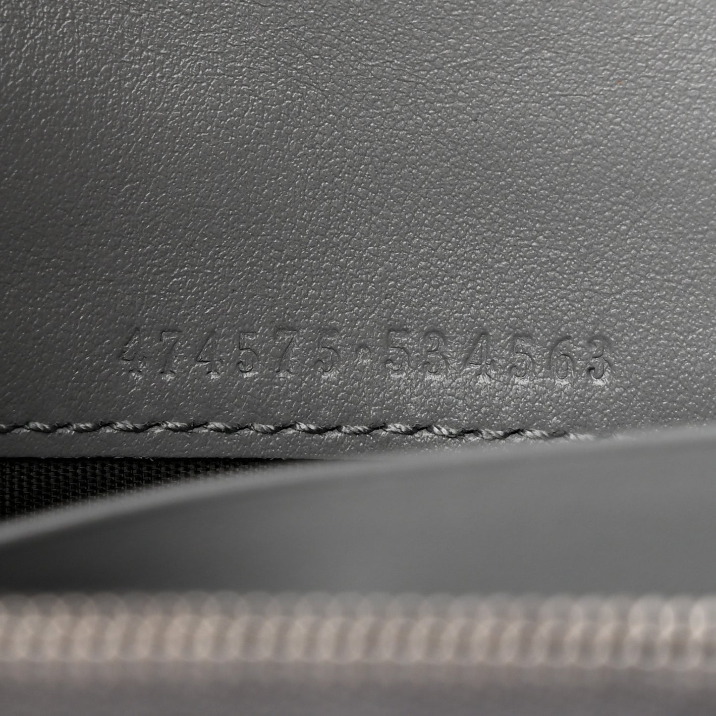 Calfskin Matelasse Aria GG Marmont Chain Wallet Deep Grey