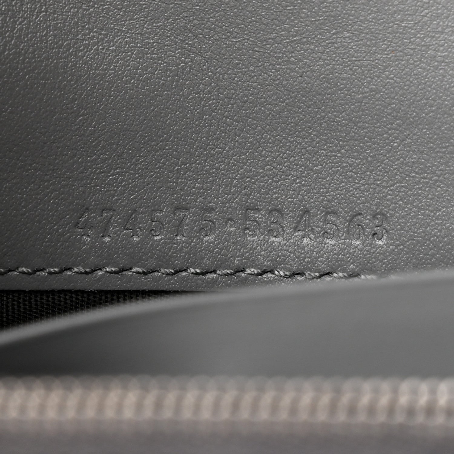 Gucci Calfskin Matelasse Aria GG Marmont Chain Wallet Deep Grey 7 of 10