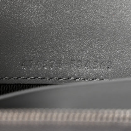 Gucci Calfskin Matelasse Aria GG Marmont Chain Wallet Deep Grey 7 of 10