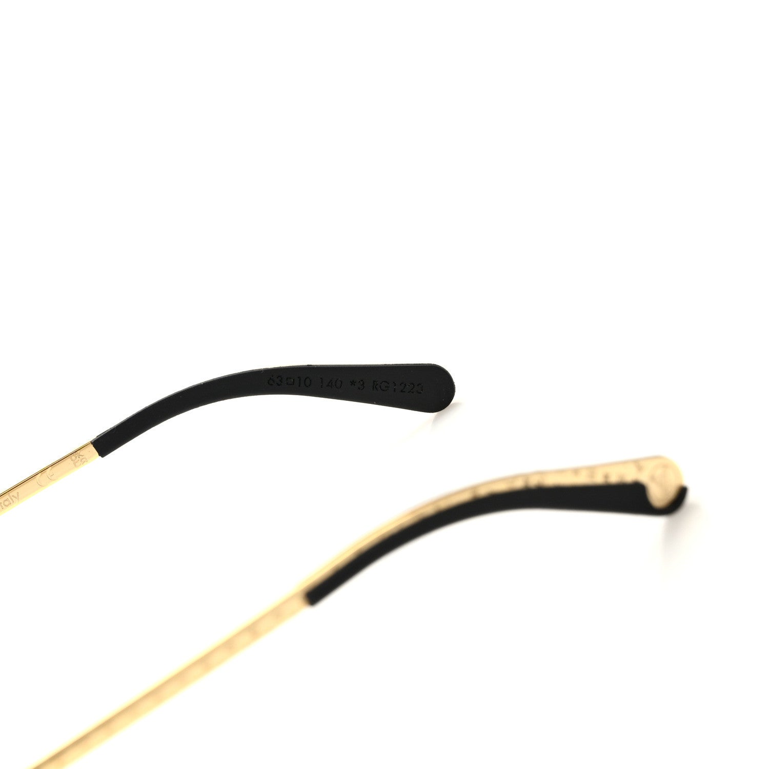 Louis Vuitton Metal Monogram Grease Sunglasses Z1172W Gold 7 of 8