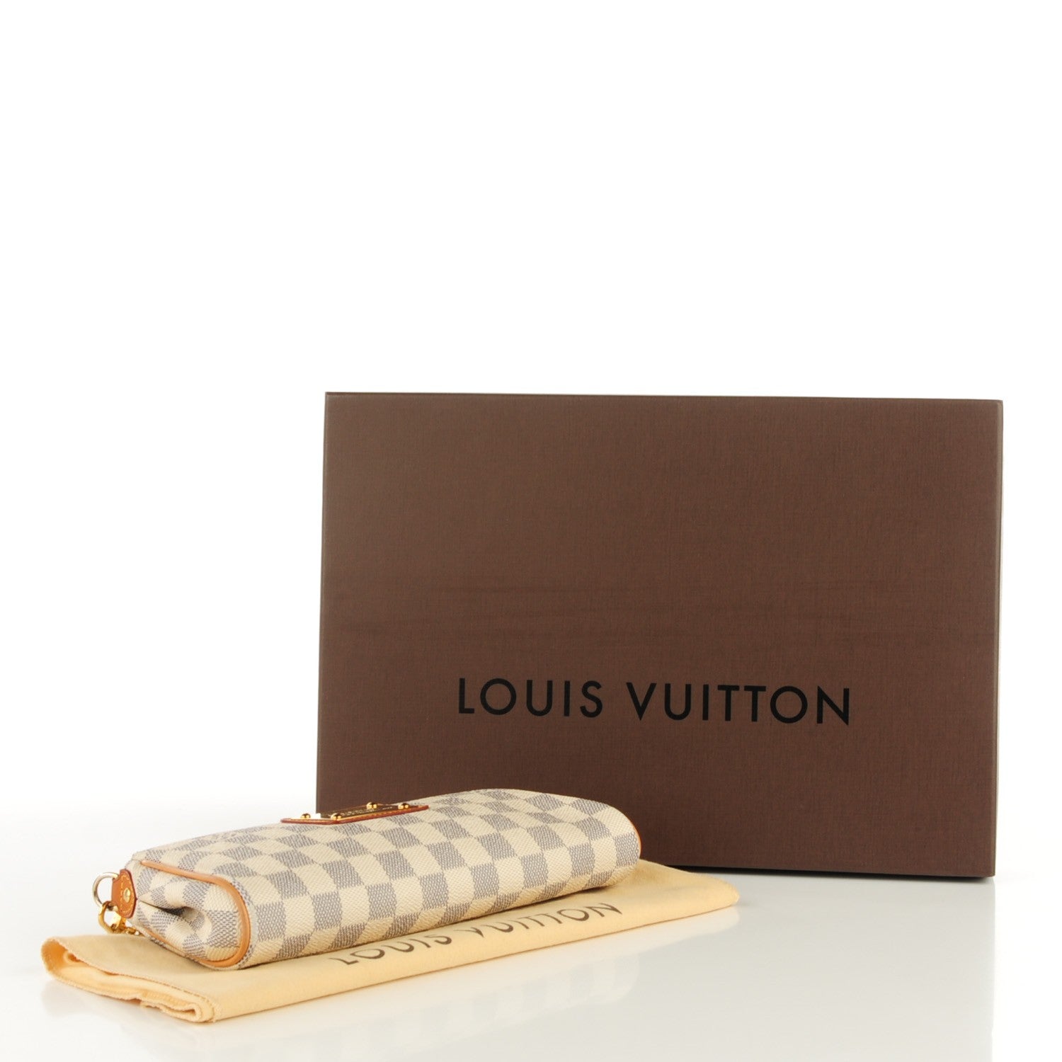 Louis Vuitton Damier Azur Eva Clutch 4 of 10