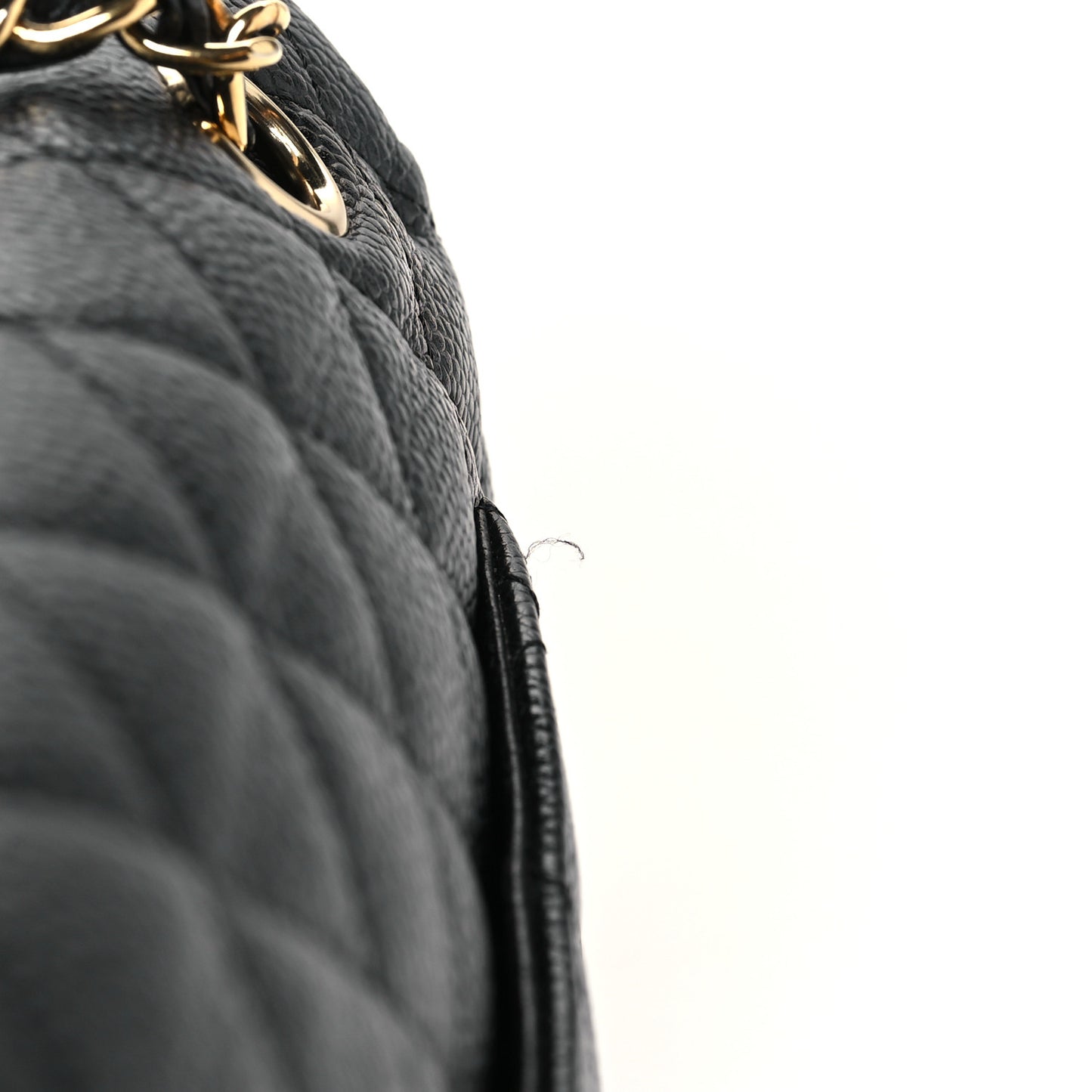 Caviar Quilted Small Double Flap Black
