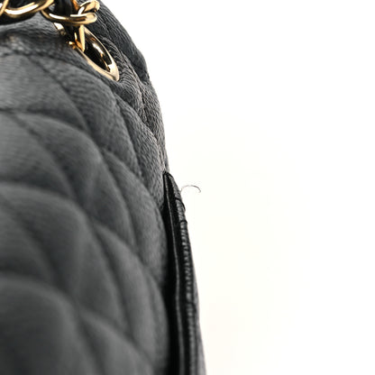 Chanel Caviar Quilted Small Double Flap Black 11 of 12