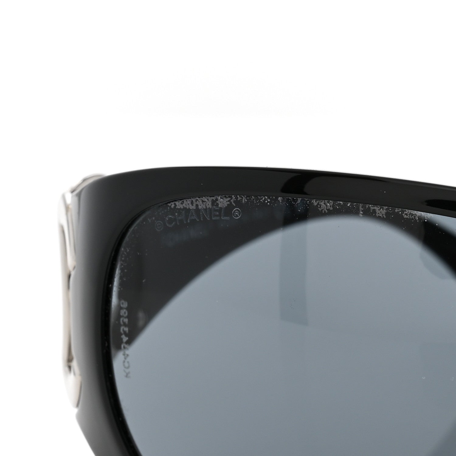 Chanel Acetate CC Sunglasses 6014 Black 7 of 9