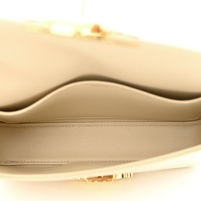 Celine Natural Calfskin Triomphe Shoulder Bag White 5 of 12
