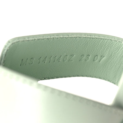 Hermes Calfskin Oasis Sandals 37 Vert Embrun 6 of 10