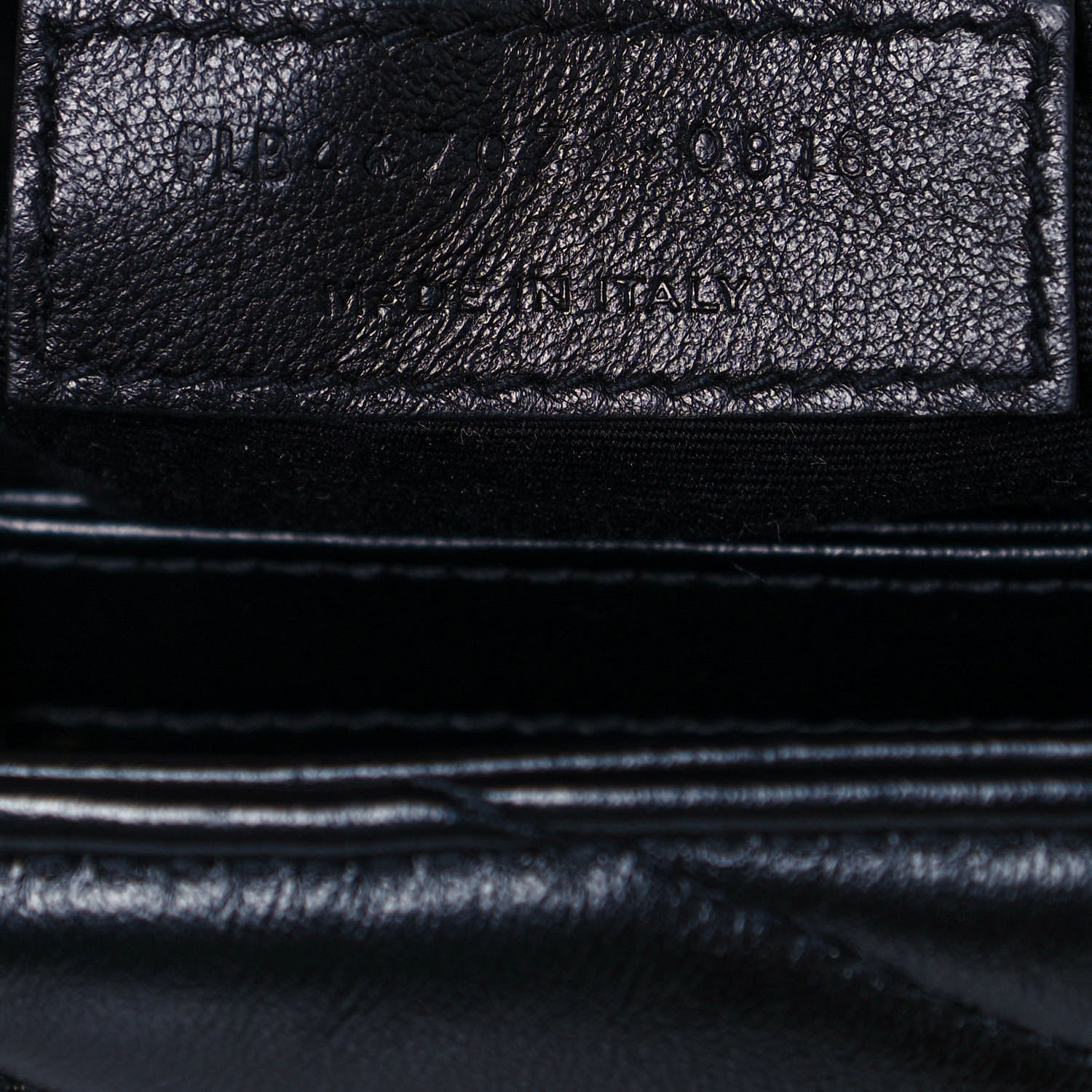 Saint Laurent Calfskin Y Quilted Monogram Toy Loulou Crossbody Bag Black 10 of 14