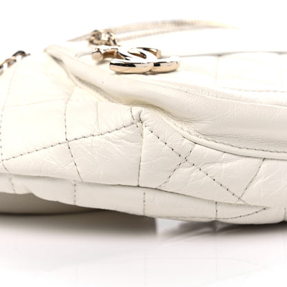 Chanel Aged Calfskin Quilted Waist Belt Bag White 8 of 15