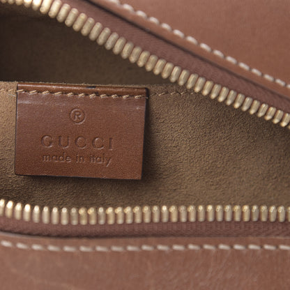 Gucci GG Supreme Monogram Cuoio Toscano Mini Chain Shoulder Bag Beige Ebony Cuir 6 of 13