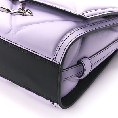 Alexander McQueen Calfskin The Story Quilted Shoulder Bag Lavender 10 of 10