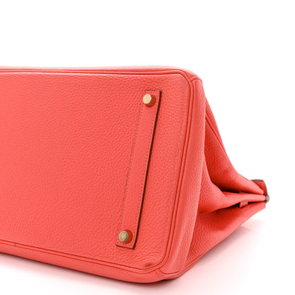 Hermes Taurillon Clemence Birkin 35 Rose Jaipur 11 of 11