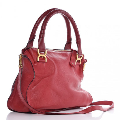 Chloe Calfskin Medium Marcie Satchel Acerola 4 of 15