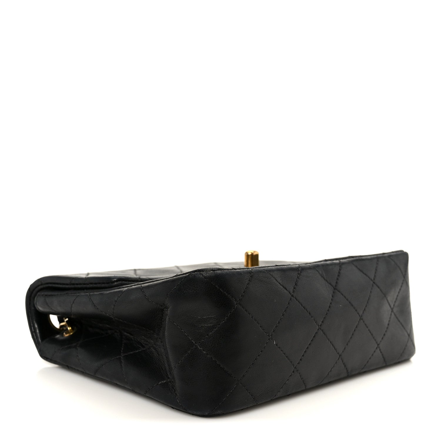 Chanel Lambskin Quilted Mini Square Flap Black 4 of 12