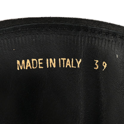Prada Spazzolato Captoe 30mm Combat Boots 39 Black 9 of 9