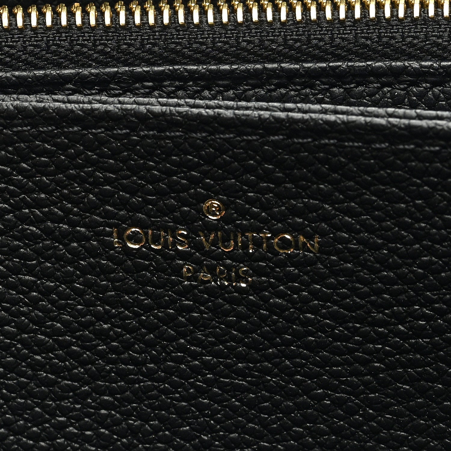 Louis Vuitton Empreinte Zippy Wallet Black 6 of 6