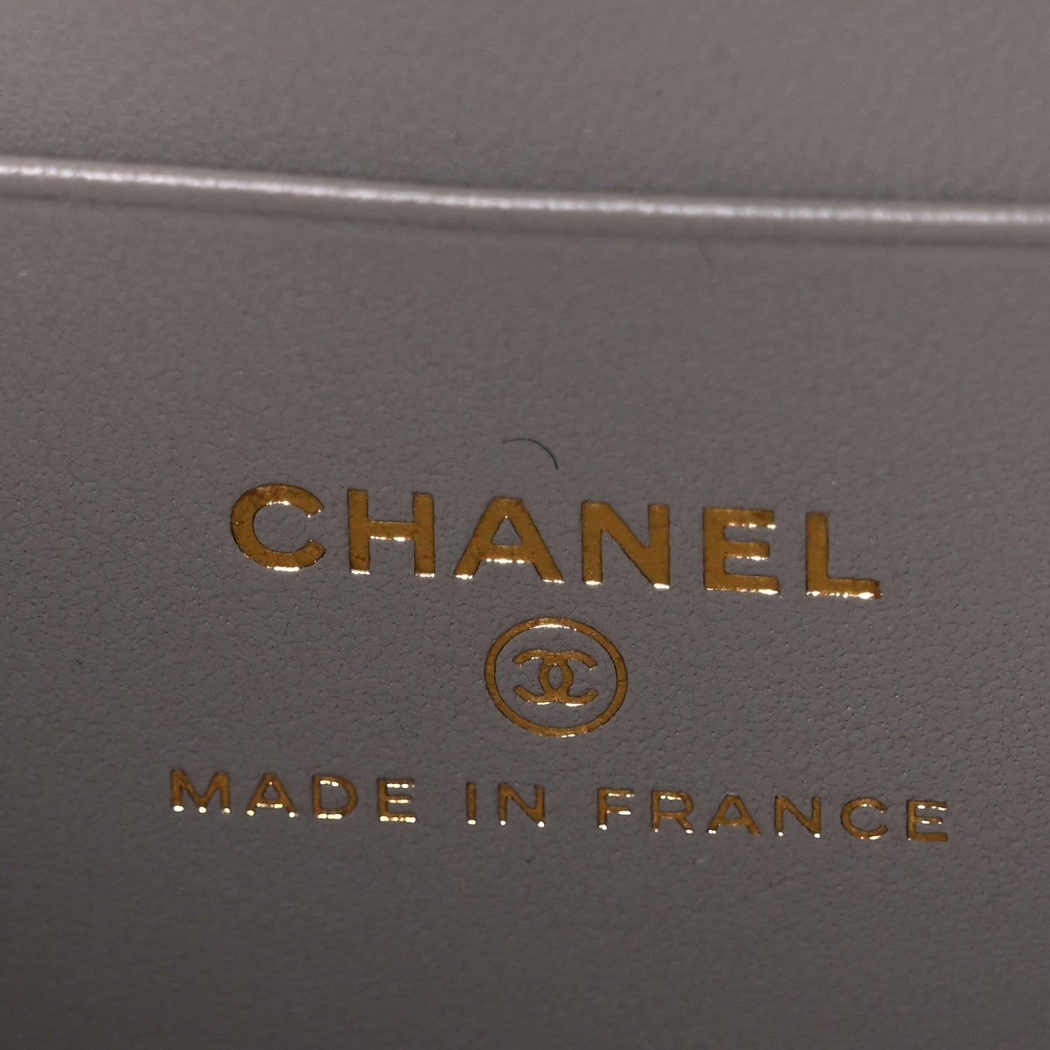 Chanel Lambskin Quilted Small Top Handle Vanity Case With Chain Dark Grey 6 of 10