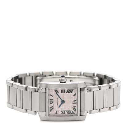 Cartier Stainless Steel 20mm Tank Francaise 160th Anniversary Quartz Watch 2 of 5