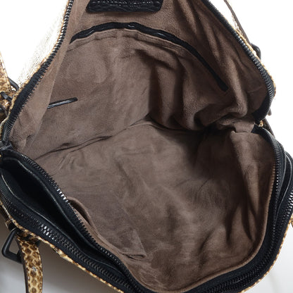 Bottega Veneta Snakeskin Top Handle Bag Naturale 5 of 8