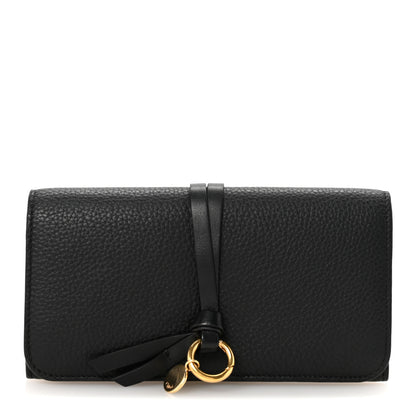 Chloe Calfskin Alphabet Long Wallet Black 1 of 6