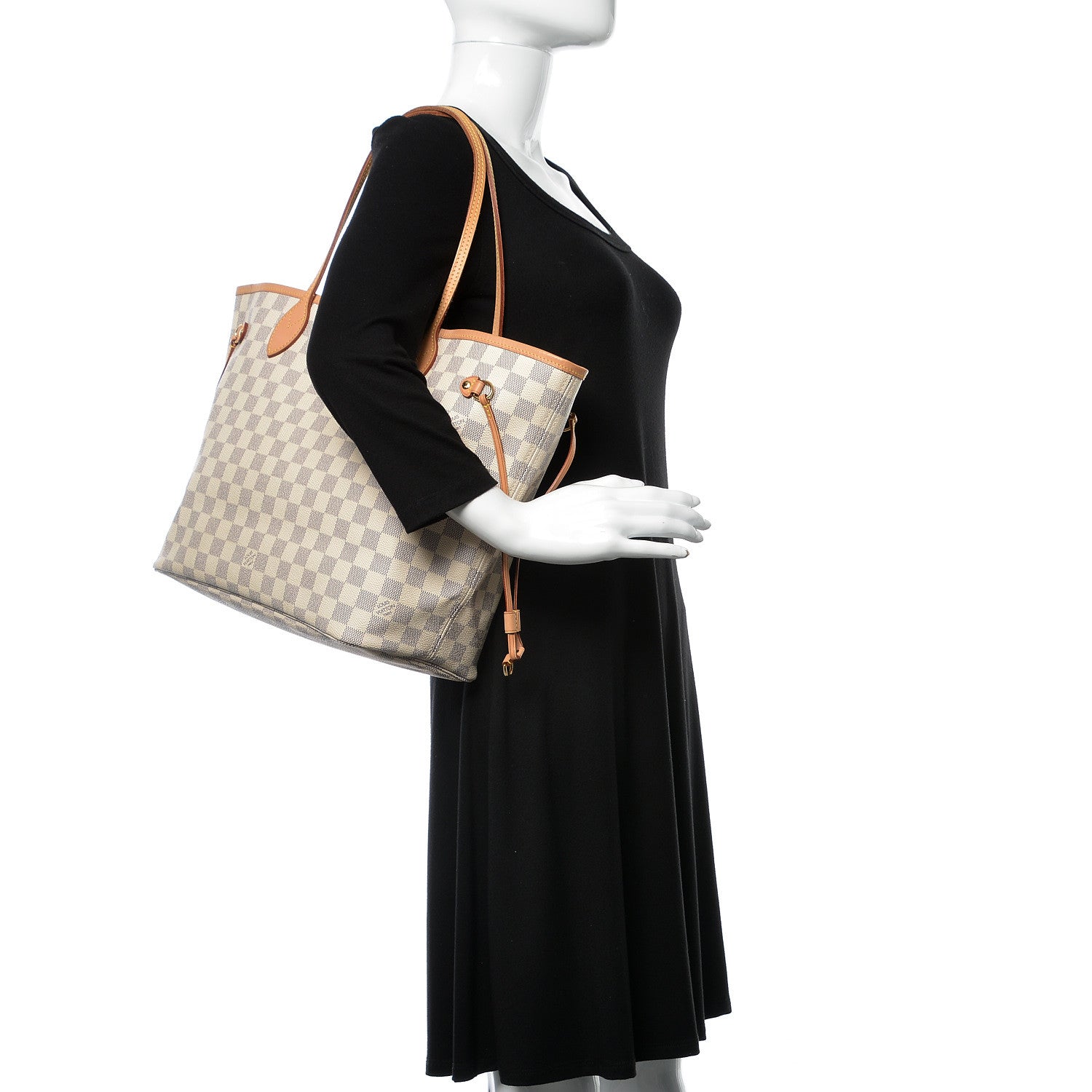 Louis Vuitton Damier Azur Neverfull MM 2 of 10